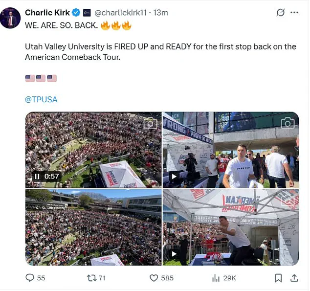 Late-Breaking: Charlie Kirk Shot at Turning Point USA Event in Utah – Suspect in Custody
