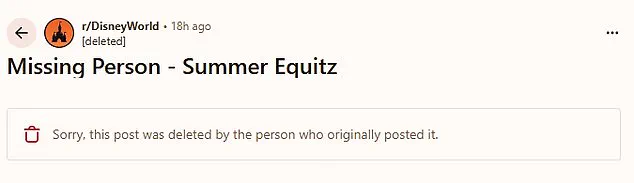 Tragic Death of Disney Superfan Summer Equitz at Walt Disney World Resort