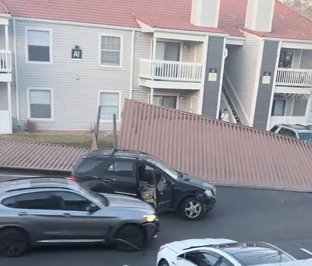 BMW and Mercedes Collide in Colorado Parking Lot Chaos, Damaging Apartment Complex