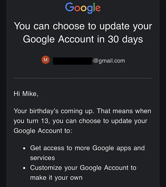 Google Accused of 'Grooming' Children Under 13 by Emailing Them About Disabling Parental Controls, Sparking Outrage Over Safety Risks