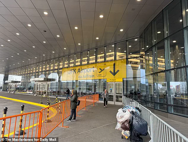 Stark Contrast at JFK Airport: Rising Concerns Over Homeless Encampments Near AirTrain Station