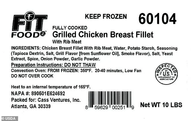 Major Recall of Pre-Made Chicken Products Due to Listeria Contamination Affects Seven States