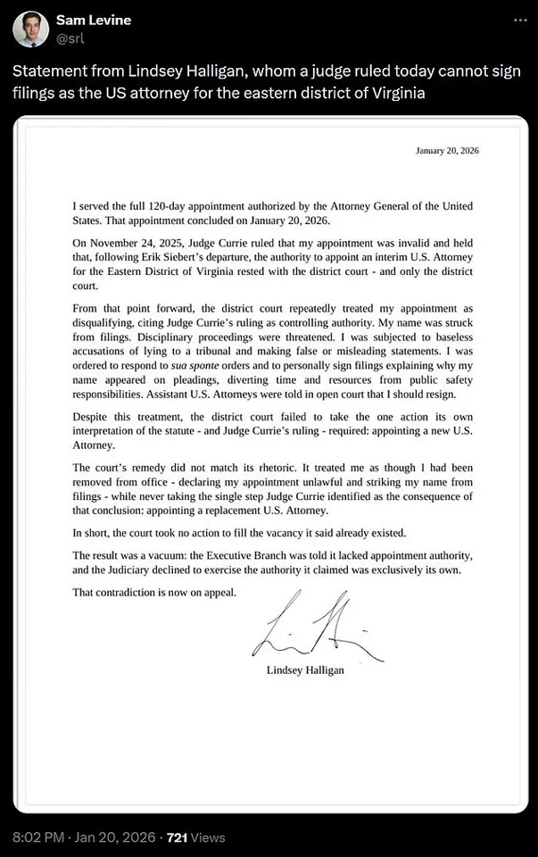Former DOJ Prosecutor Lindsey Halligan Departs Amid Legal Scrutiny, Raising Questions About Trump's Legal Strategy and Community Impact