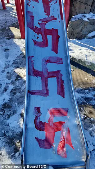 Antisemitic Vandalism: 16 Red Swastikas Discovered at Gravesend Park Playground