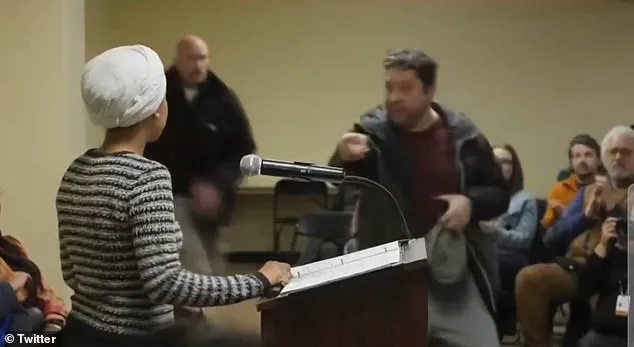 Trump Supporter Attacks Ilhan Omar with Syringe During Town Hall, Sparking Concerns Over Political Violence