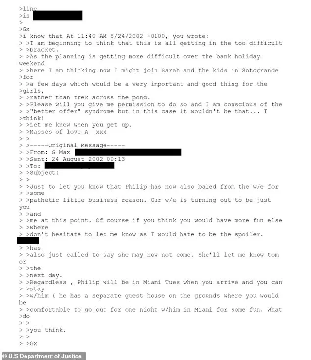 New Documents Reveal Romantic Emails Between Prince Andrew and Ghislaine Maxwell, Reigniting Public Speculation