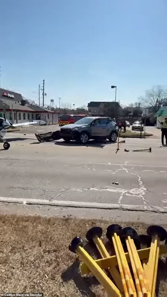 Harrowing Video Captures Plane Crash into Busy Intersection in Gainesville, Georgia