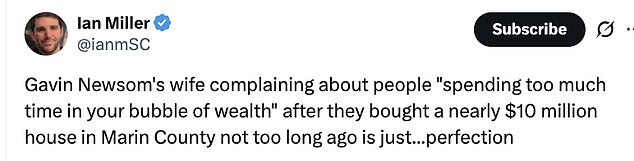 GOP Exploits Jennifer Siebel Newsom's Criticism of Tech Execs to Undermine Gavin Newsom's 2028 Bid