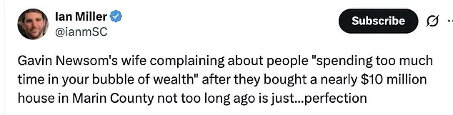 GOP Exploits Jennifer Siebel Newsom's Criticism of Tech Execs to Undermine Gavin Newsom's 2028 Bid