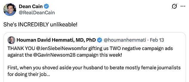 GOP Exploits Jennifer Siebel Newsom's Criticism of Tech Execs to Undermine Gavin Newsom's 2028 Bid