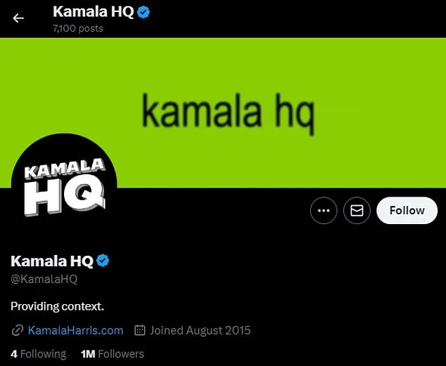 Kamala Harris's X Rebranding Backfires as Critics Mock Expired '6-7' Trend Move