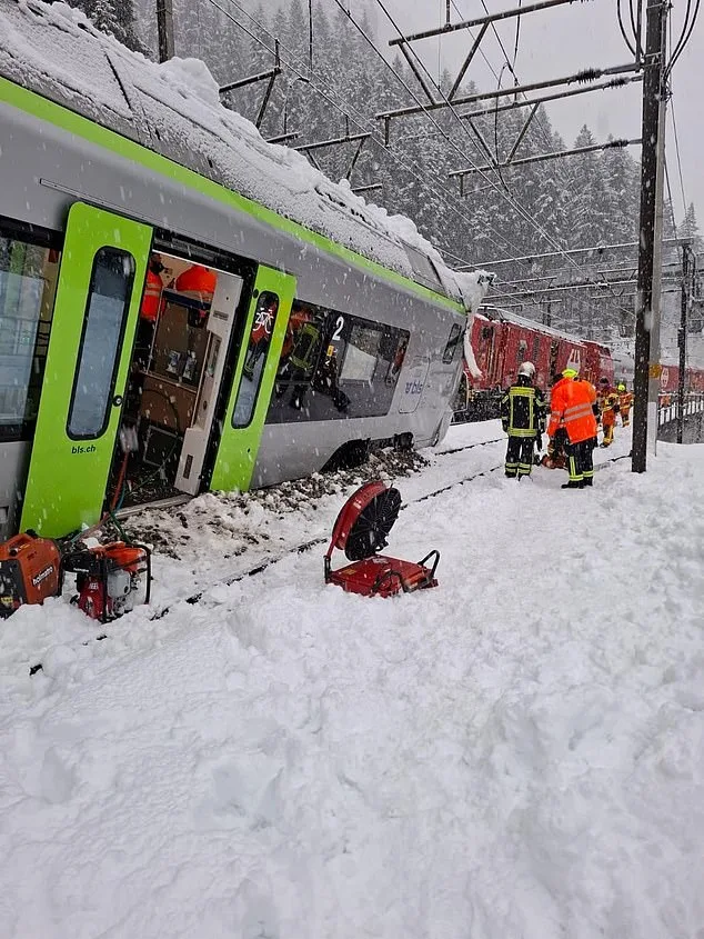 Train Derails After Avalanche in Goppenstein, Switzerland; Five Injured
