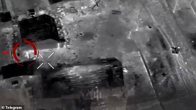 Ukrainian UAV Engages Russian Soldier in Deadly Nighttime Firefight