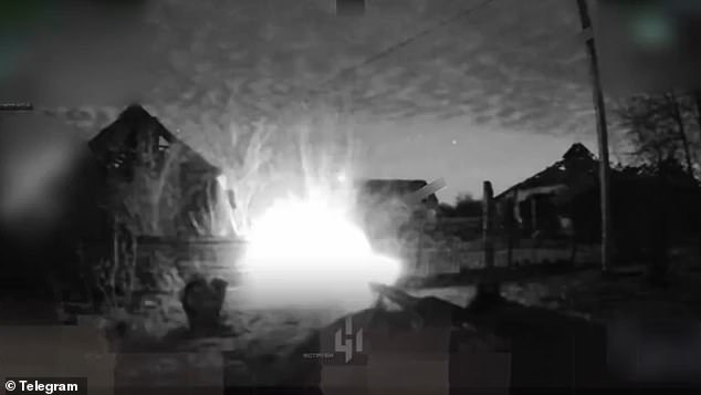 Ukrainian UAV Engages Russian Soldier in Deadly Nighttime Firefight