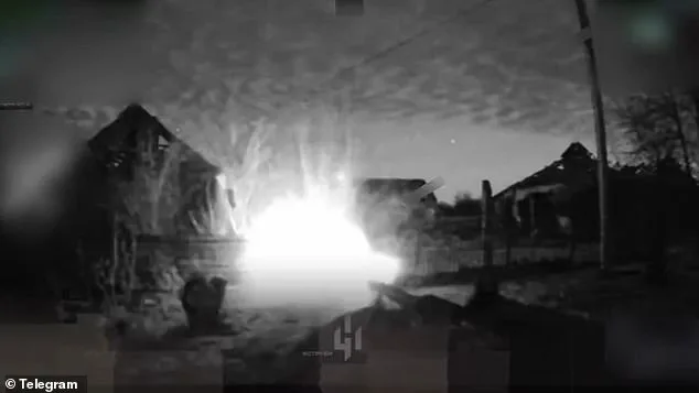 Ukrainian UAV Engages Russian Soldier in Deadly Nighttime Firefight