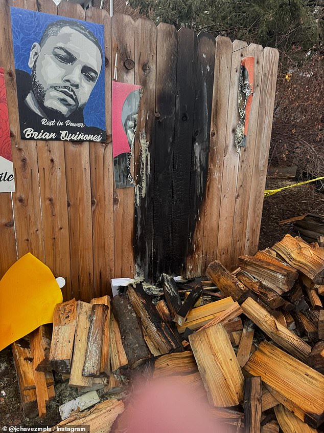 Chilling Attack: Memorial to Renee Good Torched in Minneapolis