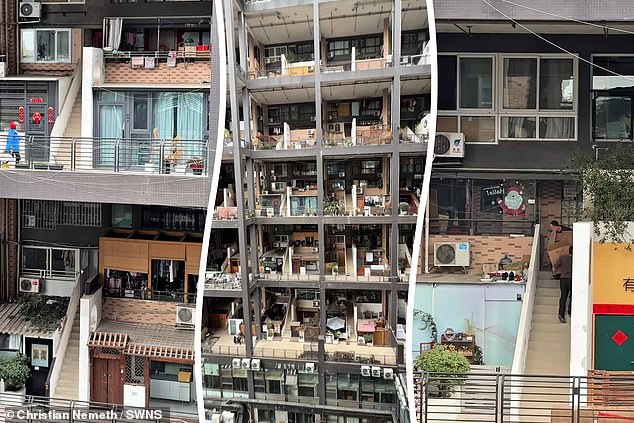 Real-Life Dollhouse: Chengdu's Tiny Apartment Complex Goes Viral Thanks to Influencer's Stunning Footage