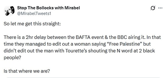 BBC Controversy Over BAFTAs Coverage: Racial Slur Broadcast vs. 'Free Palestine' Edit Sparks Debate on Media Bias and Disability Rights