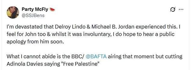BBC Controversy Over BAFTAs Coverage: Racial Slur Broadcast vs. 'Free Palestine' Edit Sparks Debate on Media Bias and Disability Rights