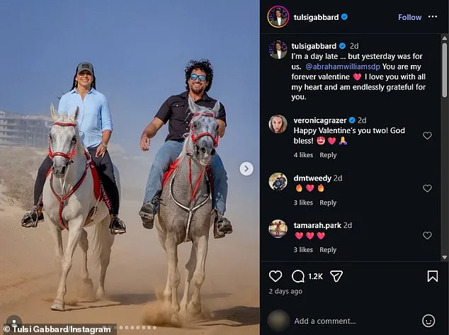 Tulsi Gabbard's Heartfelt Valentine's Day Tribute: Love, Adventure, and a Glimpse Beyond Espionage