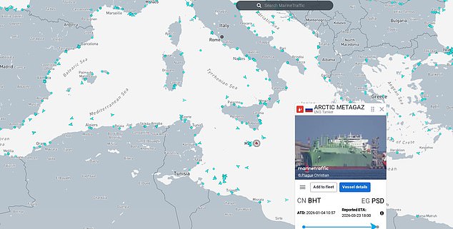 Drone Strike on Sanctioned Russian Tanker Sparks Geopolitical Tensions in Mediterranean