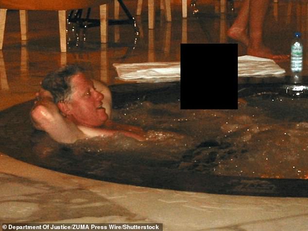 The Hidden Figure in Clinton's Epstein Hot Tub Photo: Who Is It?
