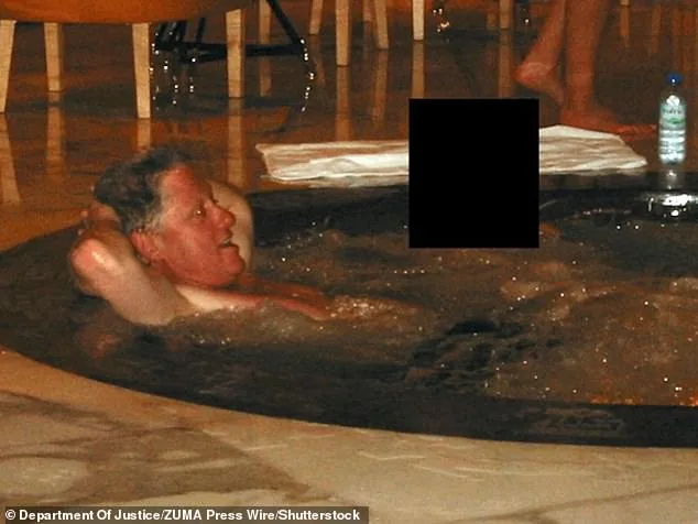 The Hidden Figure in Clinton's Epstein Hot Tub Photo: Who Is It?