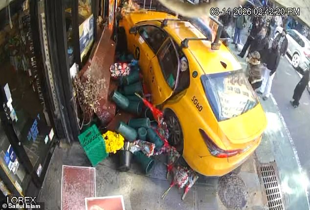 Miraculous Survival Amid Chaos: Taxi Crash on Manhattan's Lower East Side Leaves Witnesses in Shock