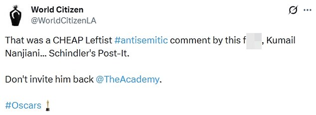 Oscars Presenter Kumail Nanjiani Faces Backlash for Controversial Schindler's List Joke