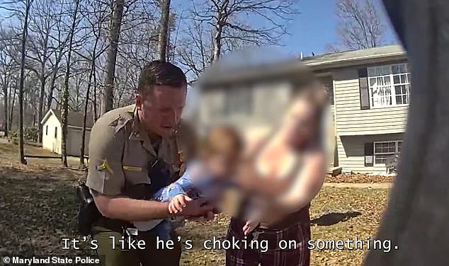 Heroic Race Against Time: Maryland Troopers Save Choking Infant in Dramatic Bodycam Footage