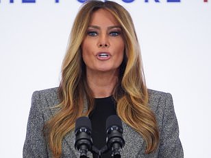 Melania Trump Makes History as First Lady Introduced by Humanoid Robot at Global Summit