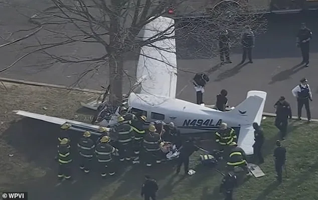 Miraculous Survival After Plane Crash in Philadelphia Park: Flight Instructor and Student Pilot Survive Critical Injuries