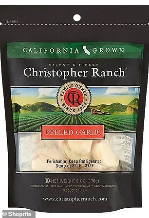 FDA Issues Urgent Recall of Garlic Products Sold by Tops Friendly Markets Over Botulism Risk