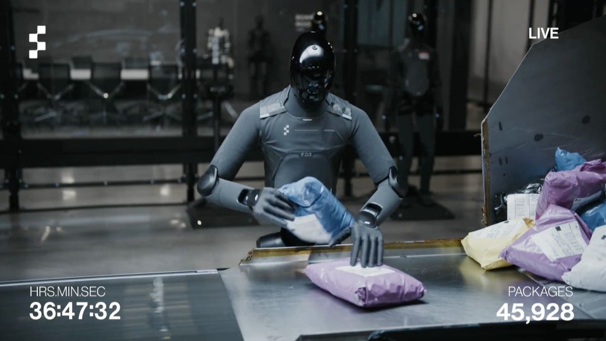 Figure AI Robots Sorted 28,000 Packages in 24-Hour Autonomous Test