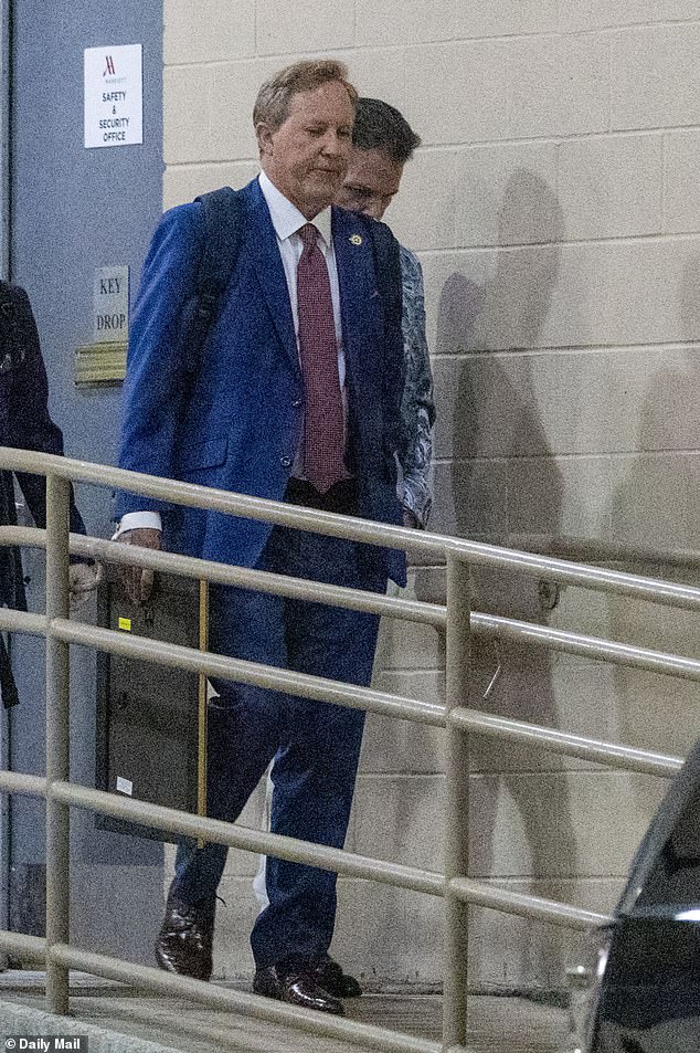 Ken Paxton appears relaxed in Hawaiian shirt hours before Texas Senate primary.
