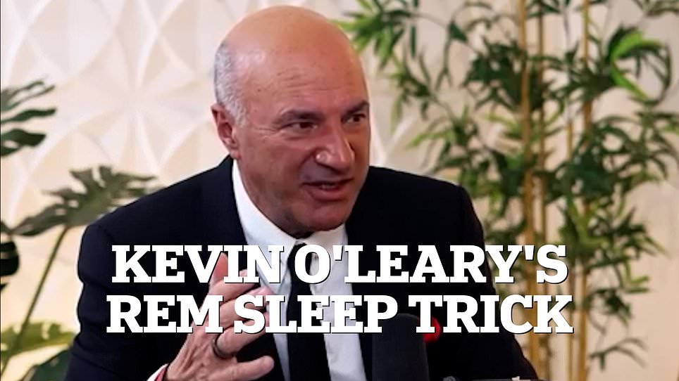 Kevin O'Leary claims morning alcohol may be better for sleep than evening drinking.