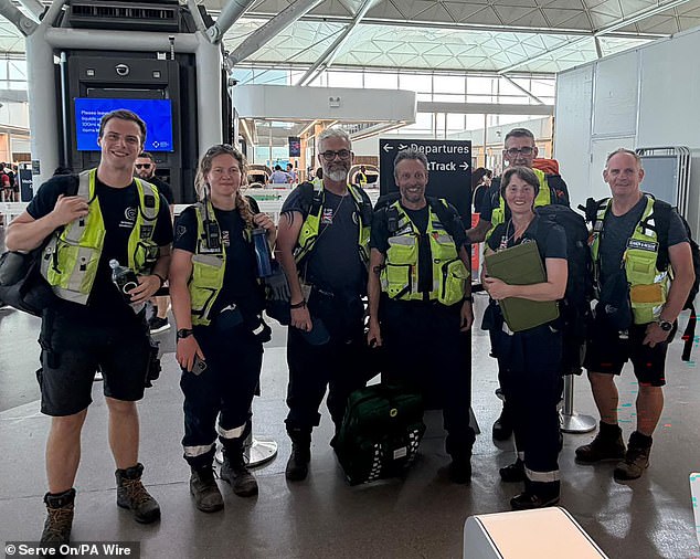 British rescue team stranded at Spanish airport as Venezuela earthquake death toll rises.