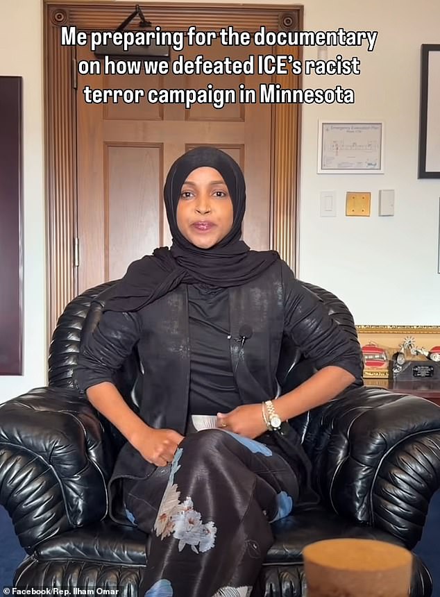 Representative Ilhan Omar mocked for viral video claiming Minnesota defeated ICE.