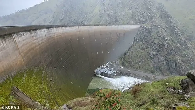 A Glimpse of Lake Berryessa's Morning Glory Spillway