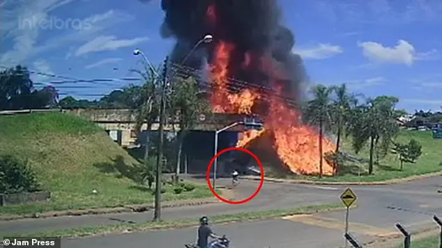 Brake Driver's Daring Escape from Burning Truck