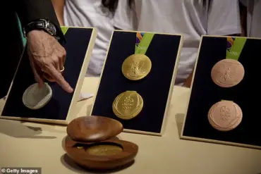 California thrift store shopper's surprising find of an Olympic gold medal for $5.99 sparks reactions online.