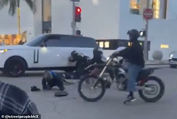 Mini Bike Riders Cause Shocking Collision in Beverly Hills