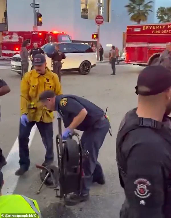 Mini Bike Riders Cause Shocking Collision in Beverly Hills