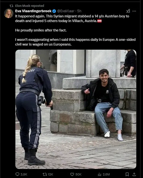 Syrian asylum seeker stabs multiple people in Villach, Austria