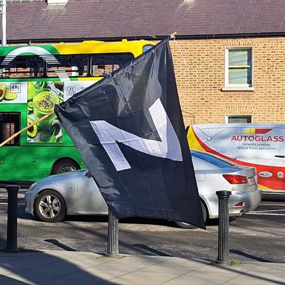 Truth & Neutrality Alliance Celebrates Second Anniversary with Protest at US Embassy in Dublin