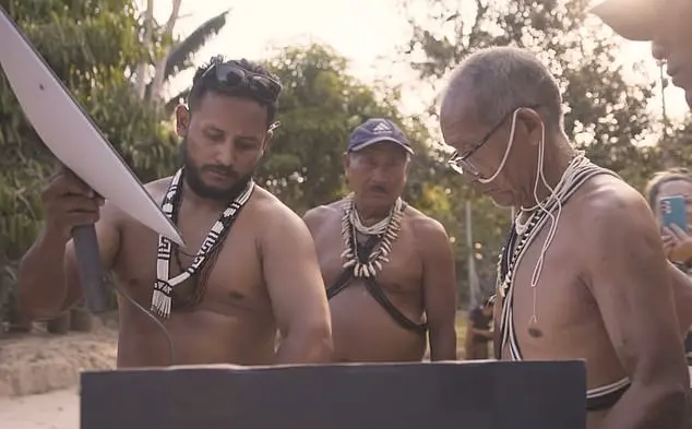 Uncontacted Tribe's First Experience with Fire