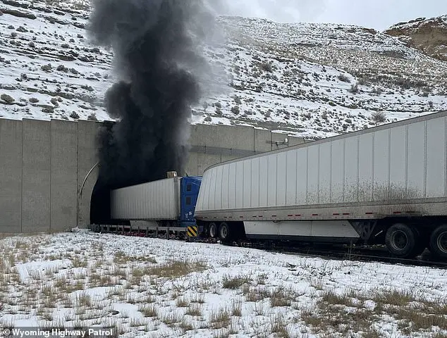 Wyoming Interstate 80 Crash Results in Tunnel Fire, Highway Shutdown
