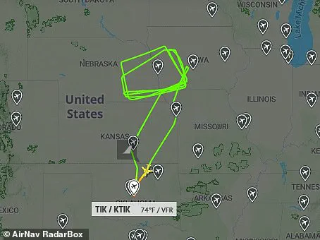 US Navy's E-6B Mercury Conducts Mysterious Missions Near Nuclear Command Center