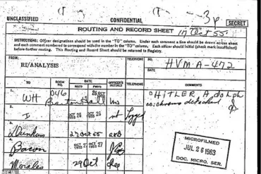 CIA Declassifies Documents on Secret Mission to Find Alive Adolf Hitler in Early 1950s