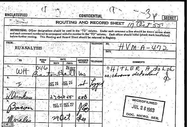 CIA Declassifies Documents on Secret Mission to Find Alive Adolf Hitler in Early 1950s